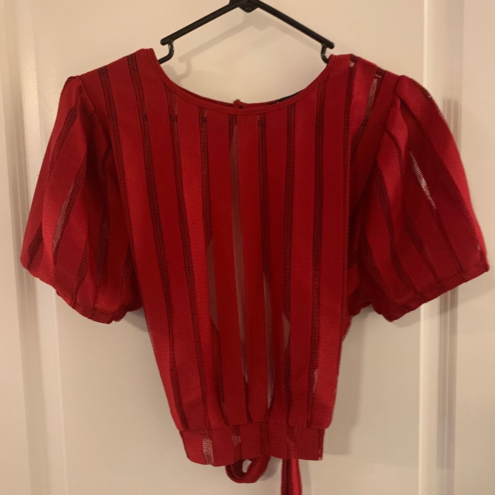 Super cute red top
